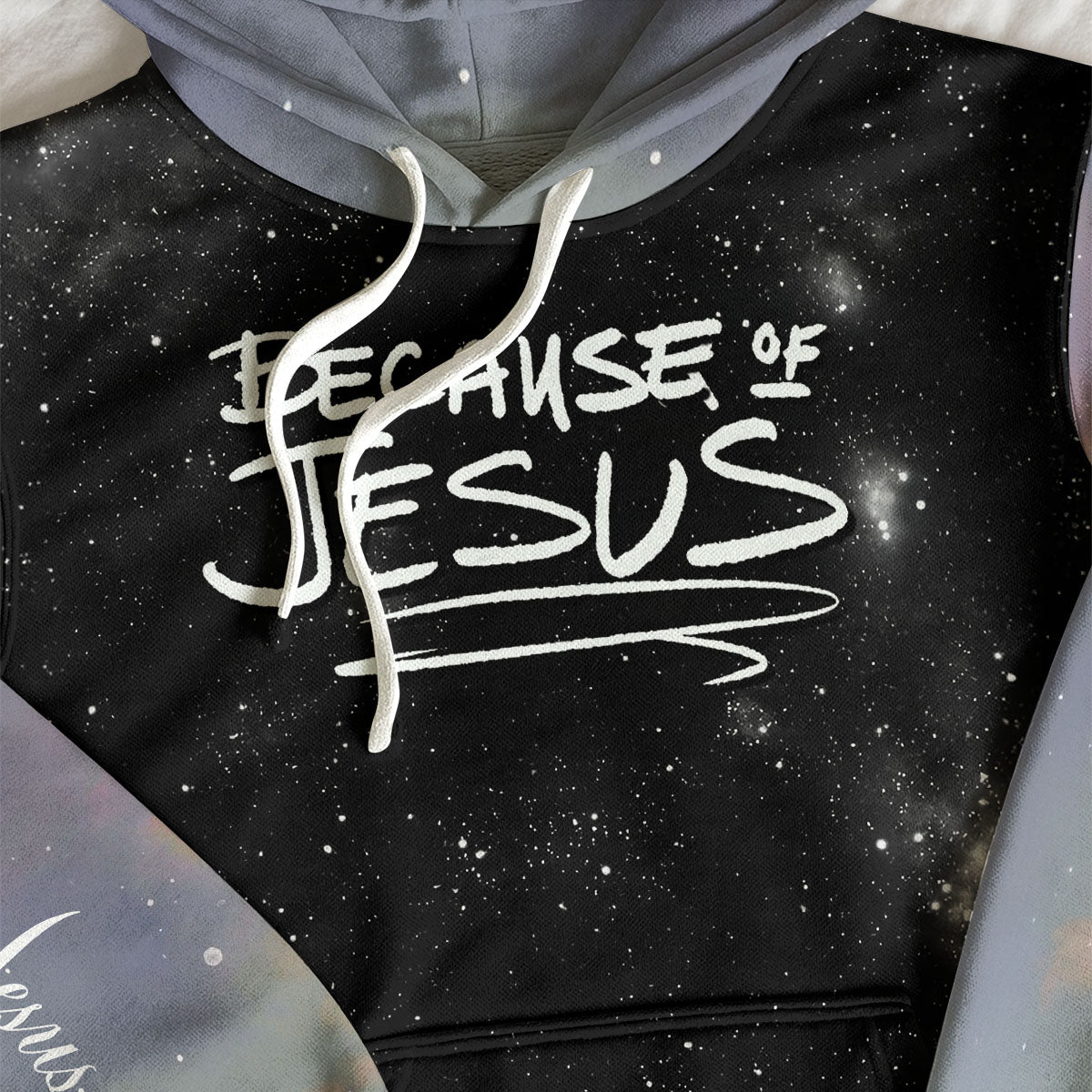 Because Of Jesus Hoodie & Socks Set