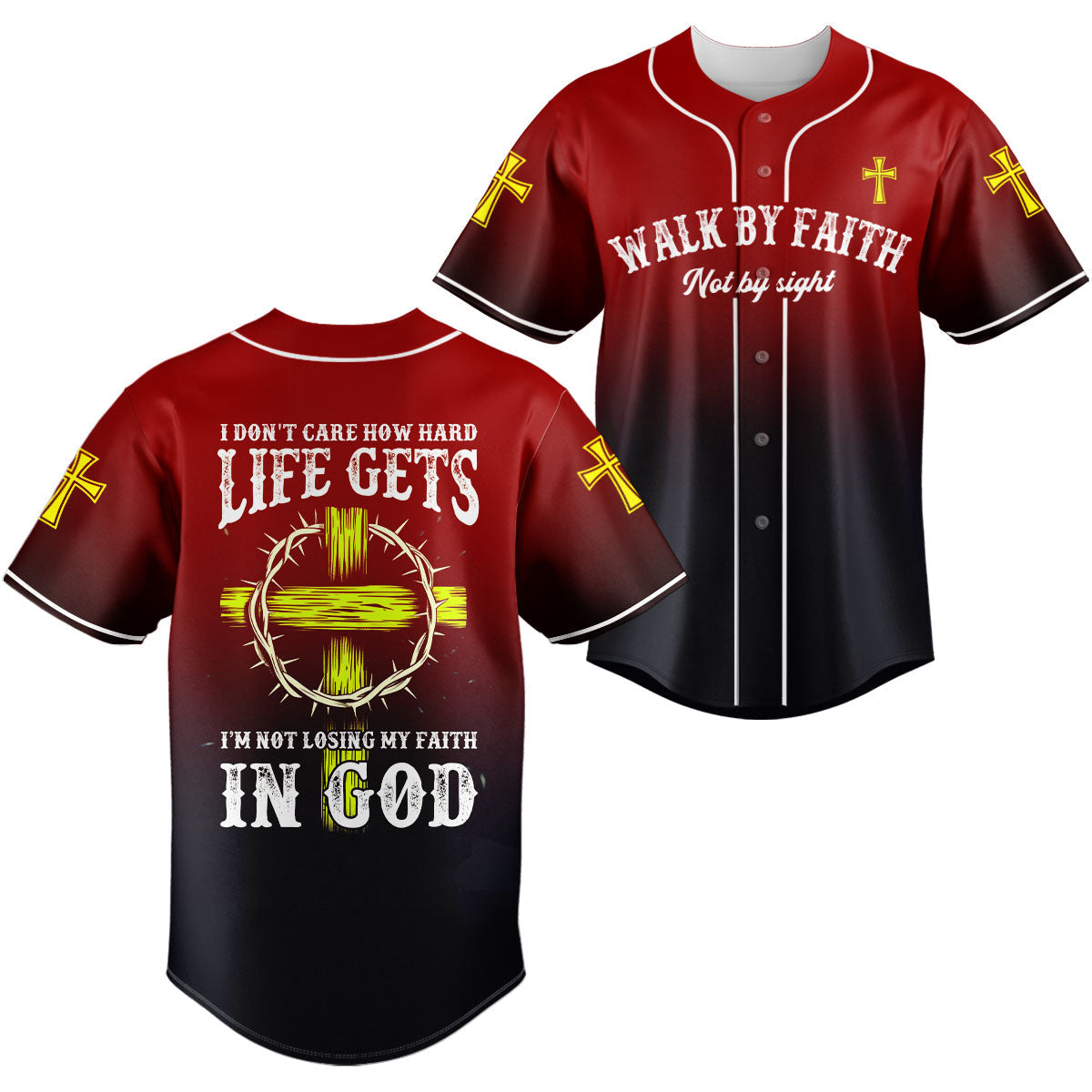 "Faithwalk" Baseball Jersey
