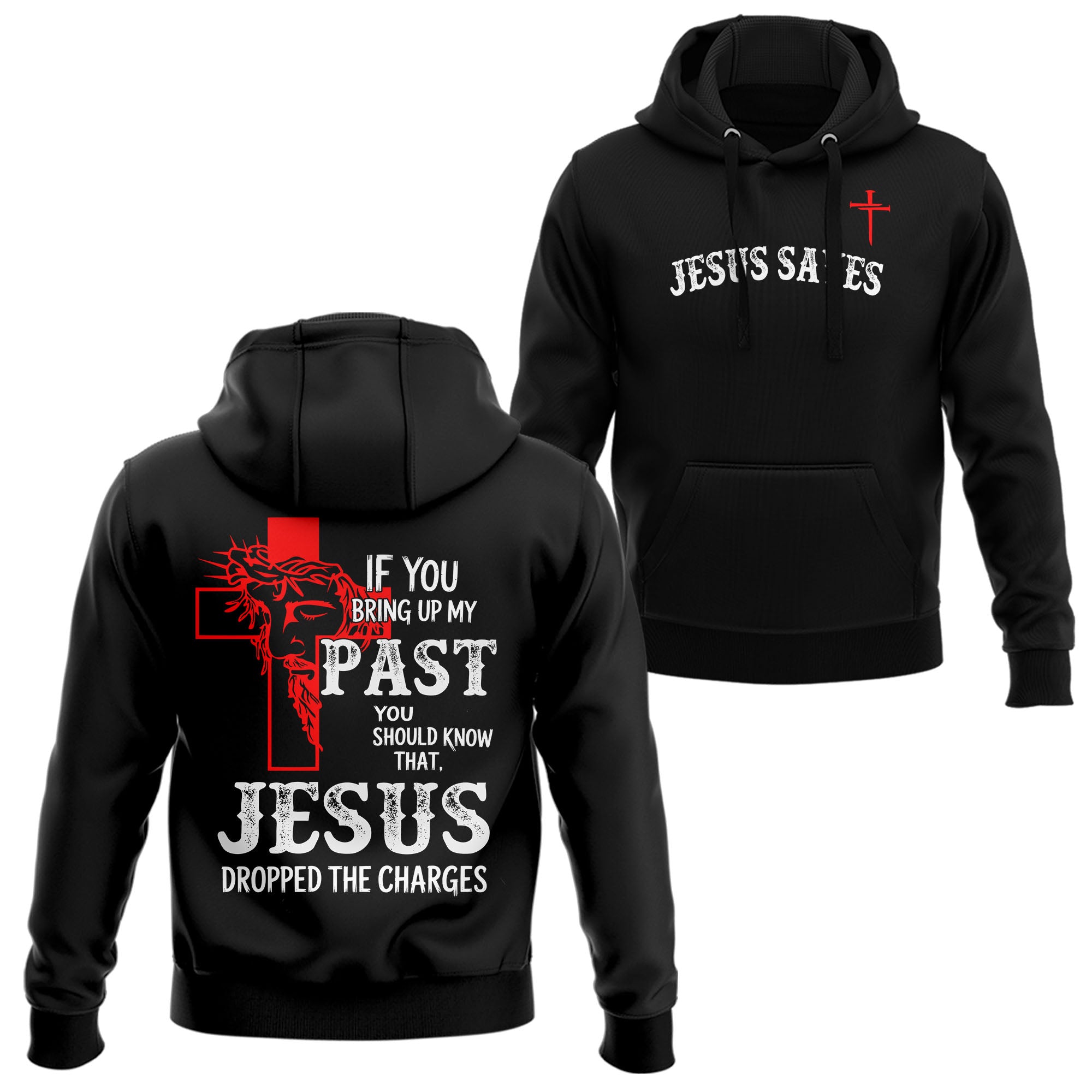 "Redemption" Black Hoodie