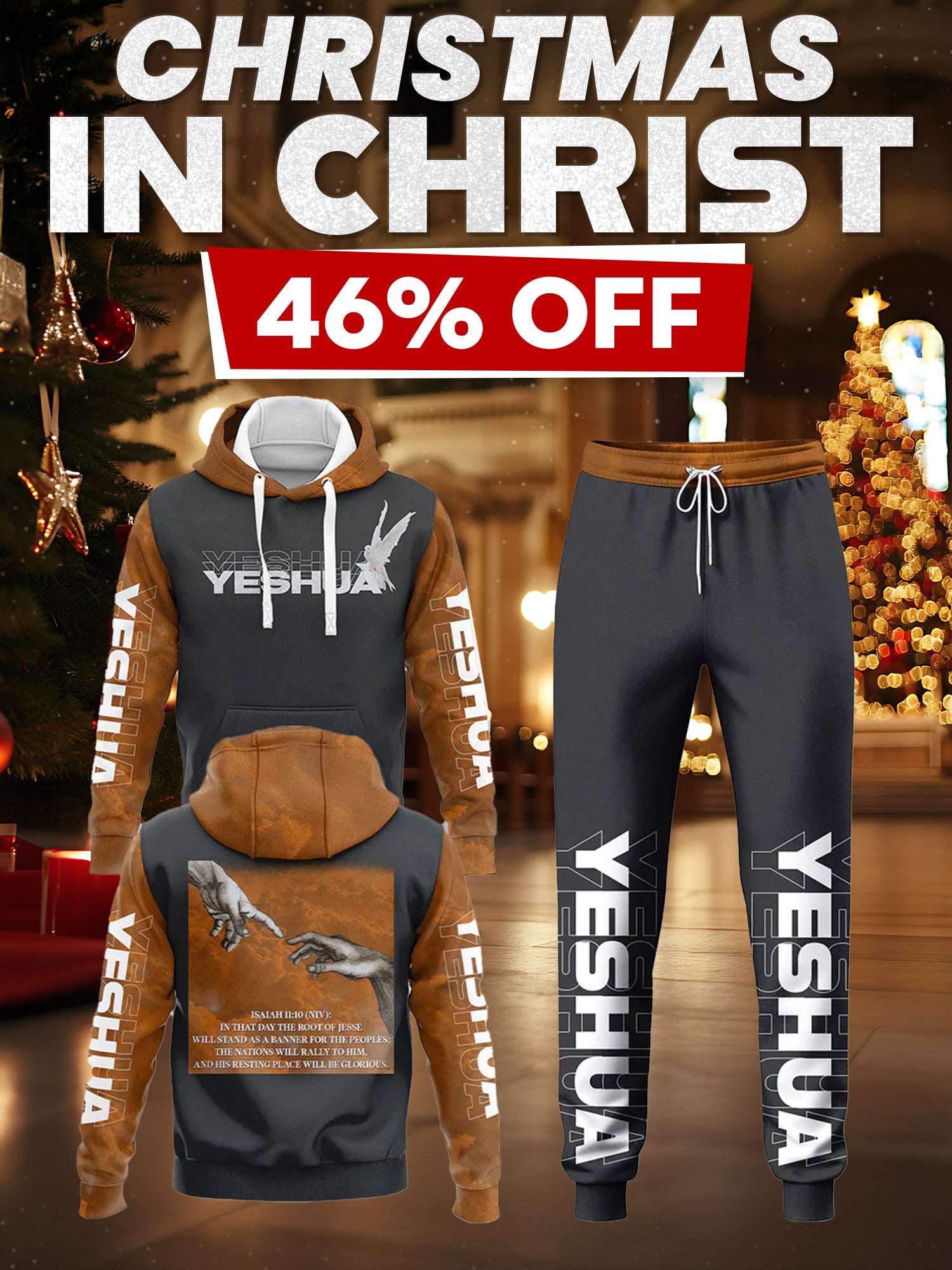 YESHUA Divine Touch Hoodie & Jogger Set
