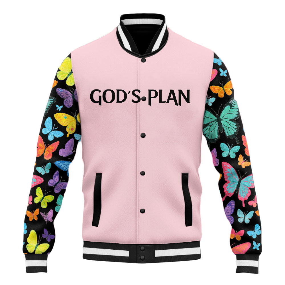 God's Plan Baseball Jacket