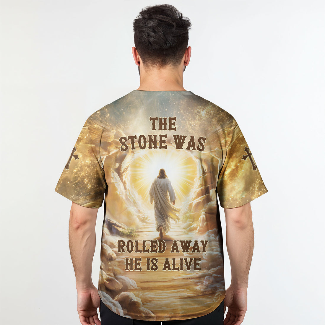 "He Is Alive" Baseball Jersey Personalized