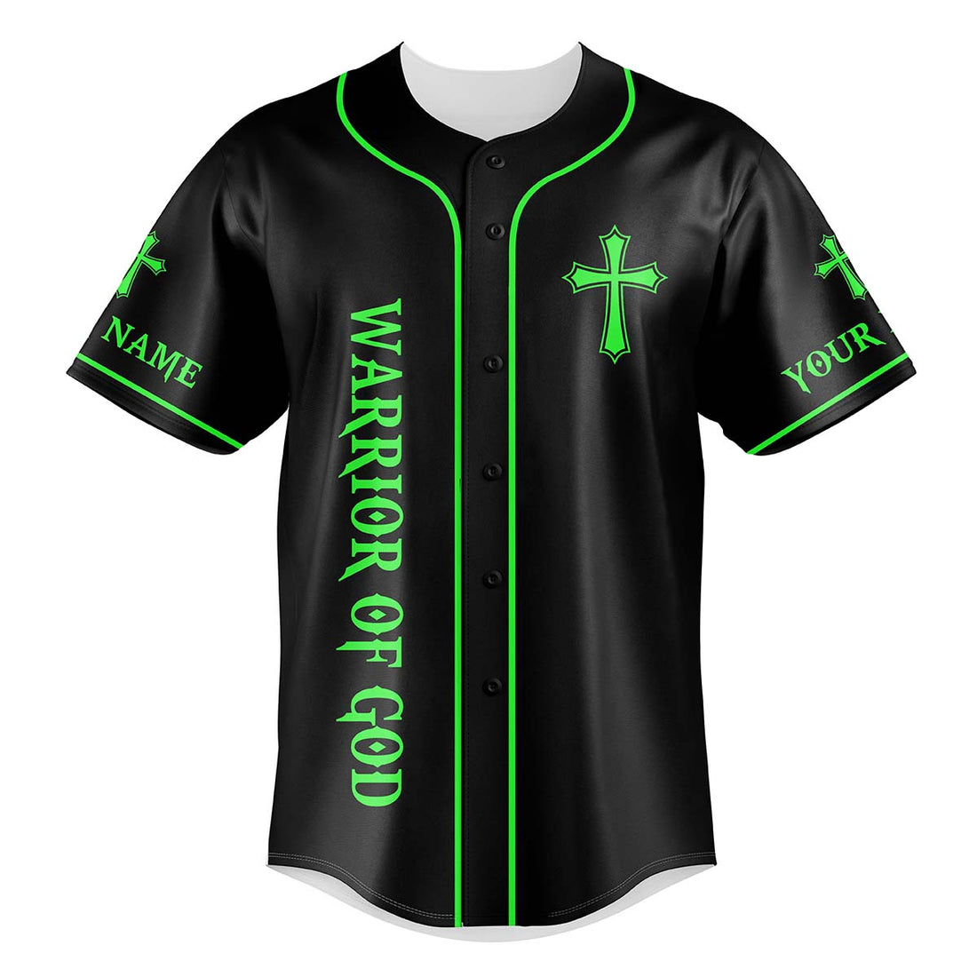 The Lord Is With You Mighty Warrior Custom Name Baseball Jersey