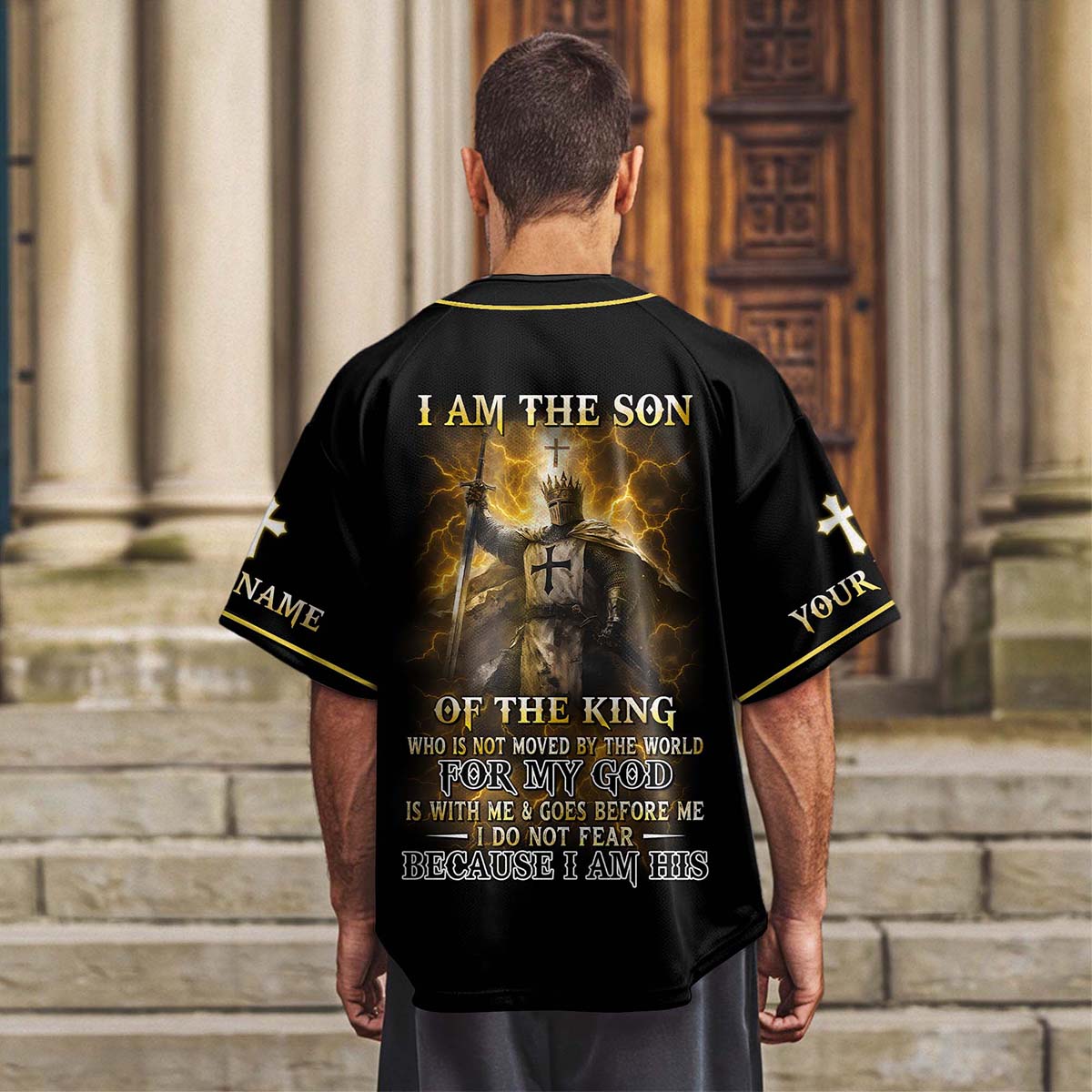 I Am The Son Of The King Custom Name Baseball Jersey