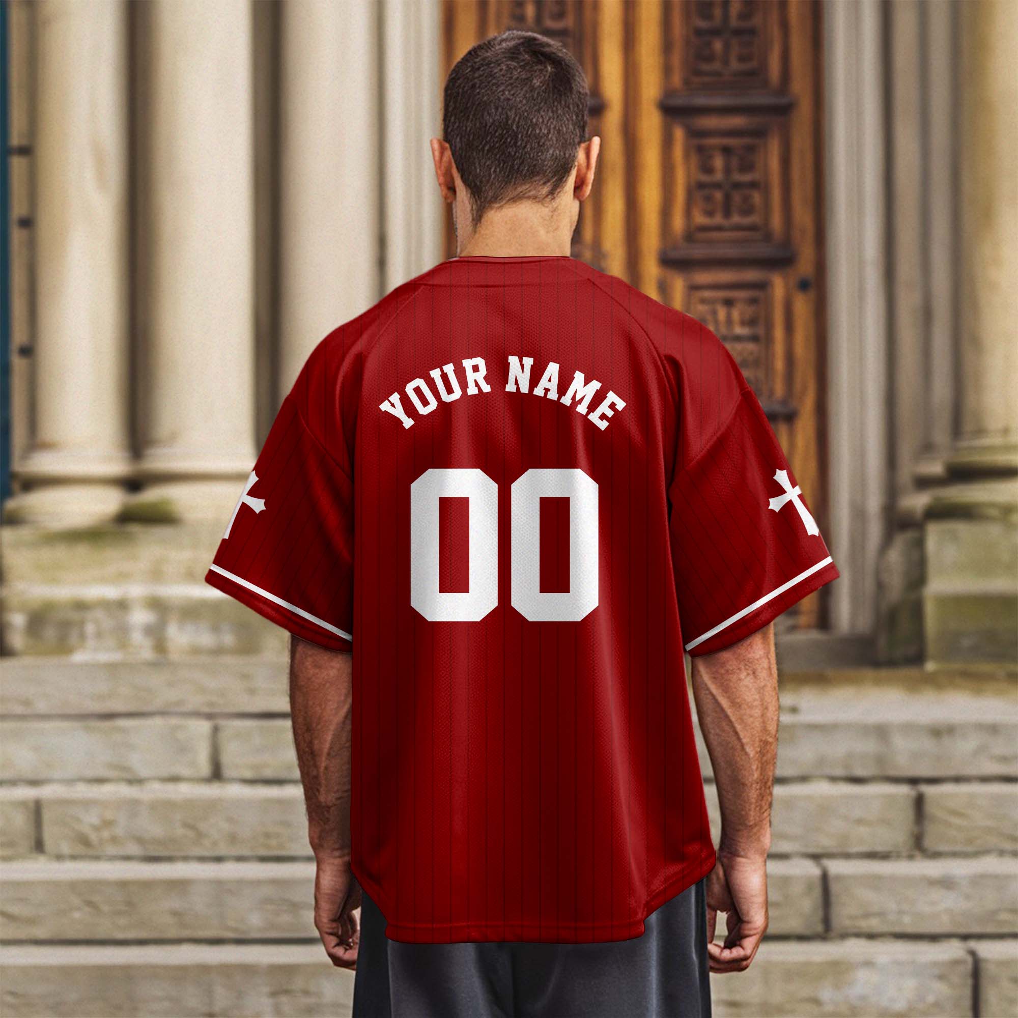 Faith Over Fear Baseball Jersey