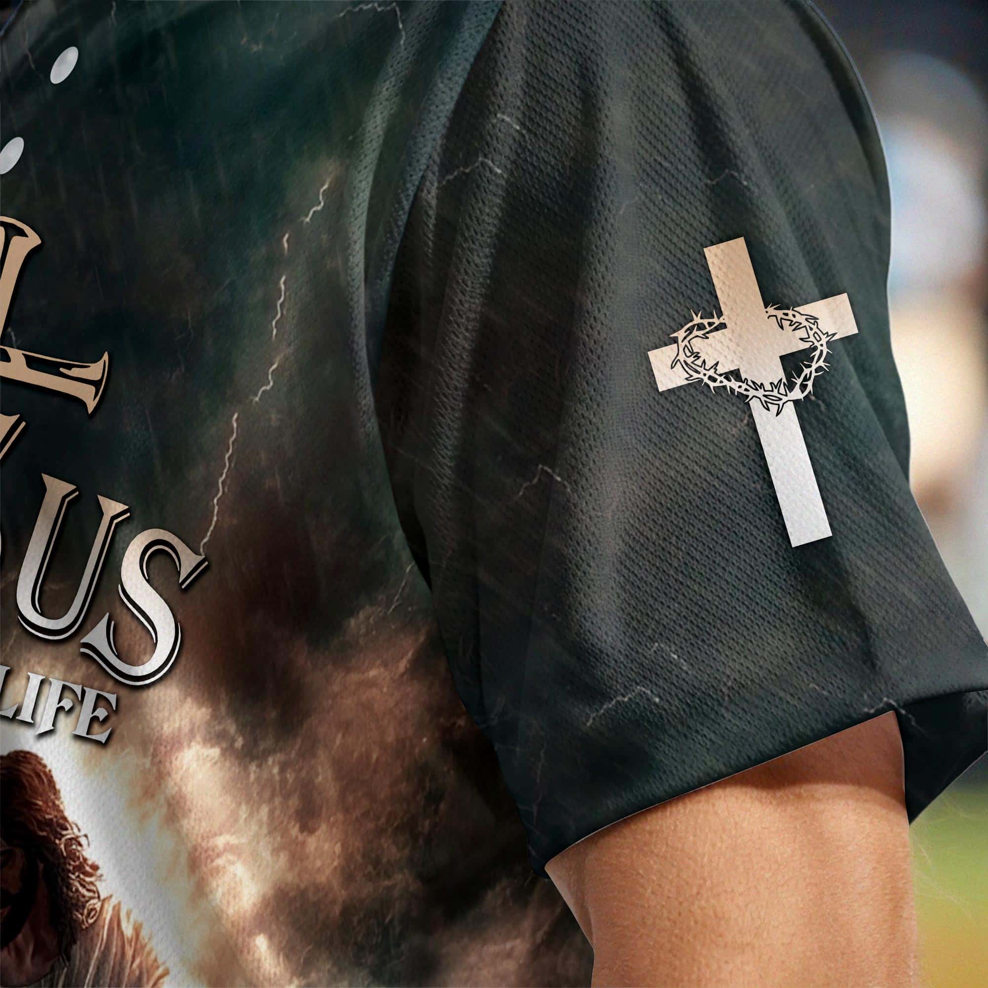 Jesus Save My Life Baseball Jersey