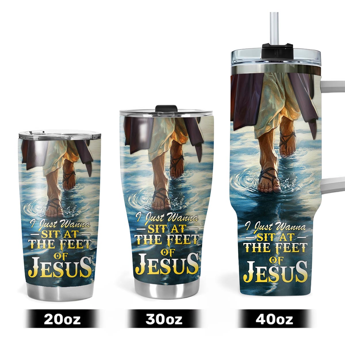 I Just Wanna Sit At The Feet Of Jesus Tumbler