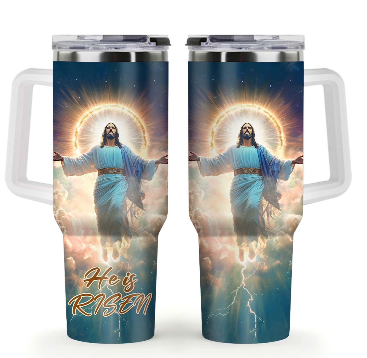 He Is Risen Ascension Glory Tumbler