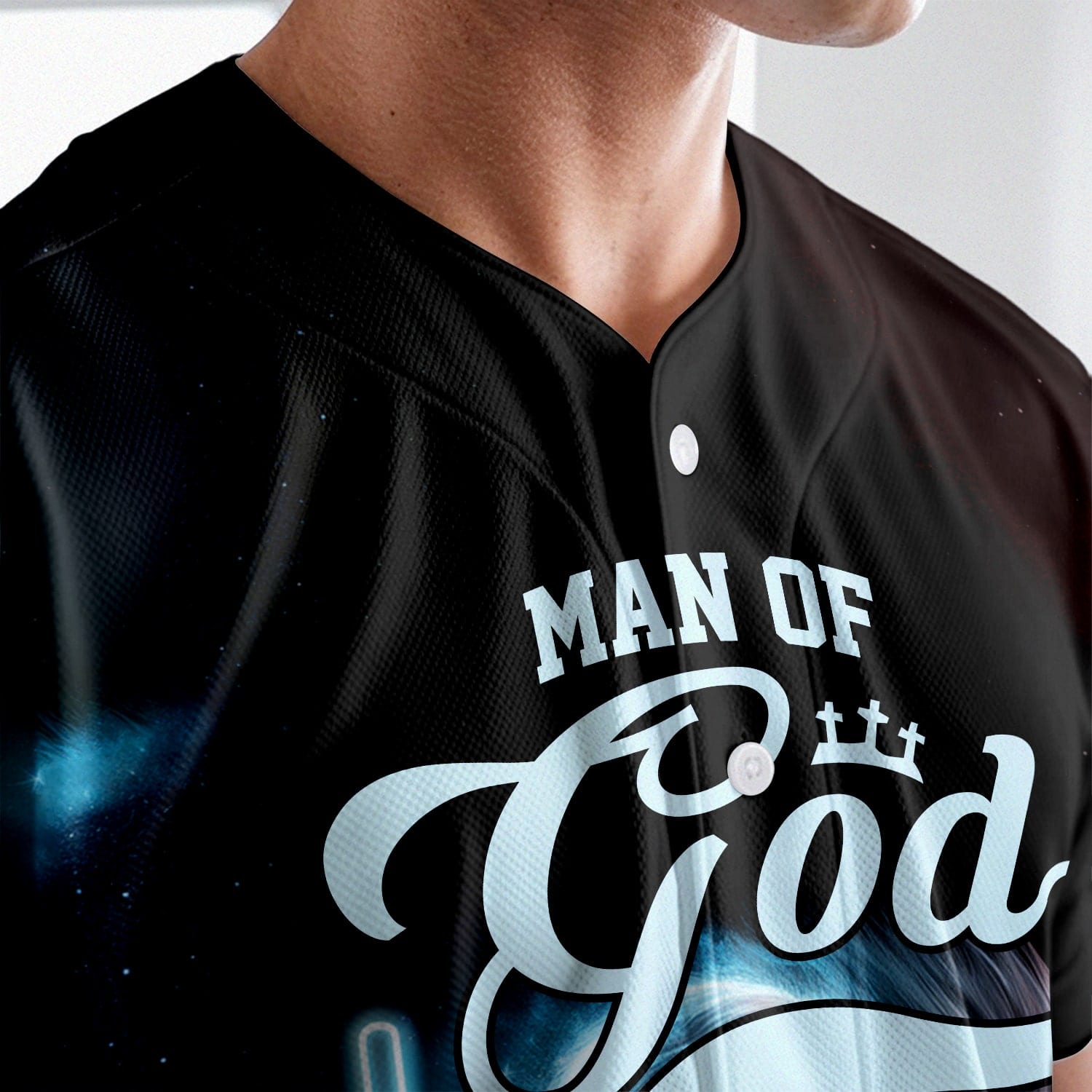 Man of god Jesus and Lion Baseball Jersey