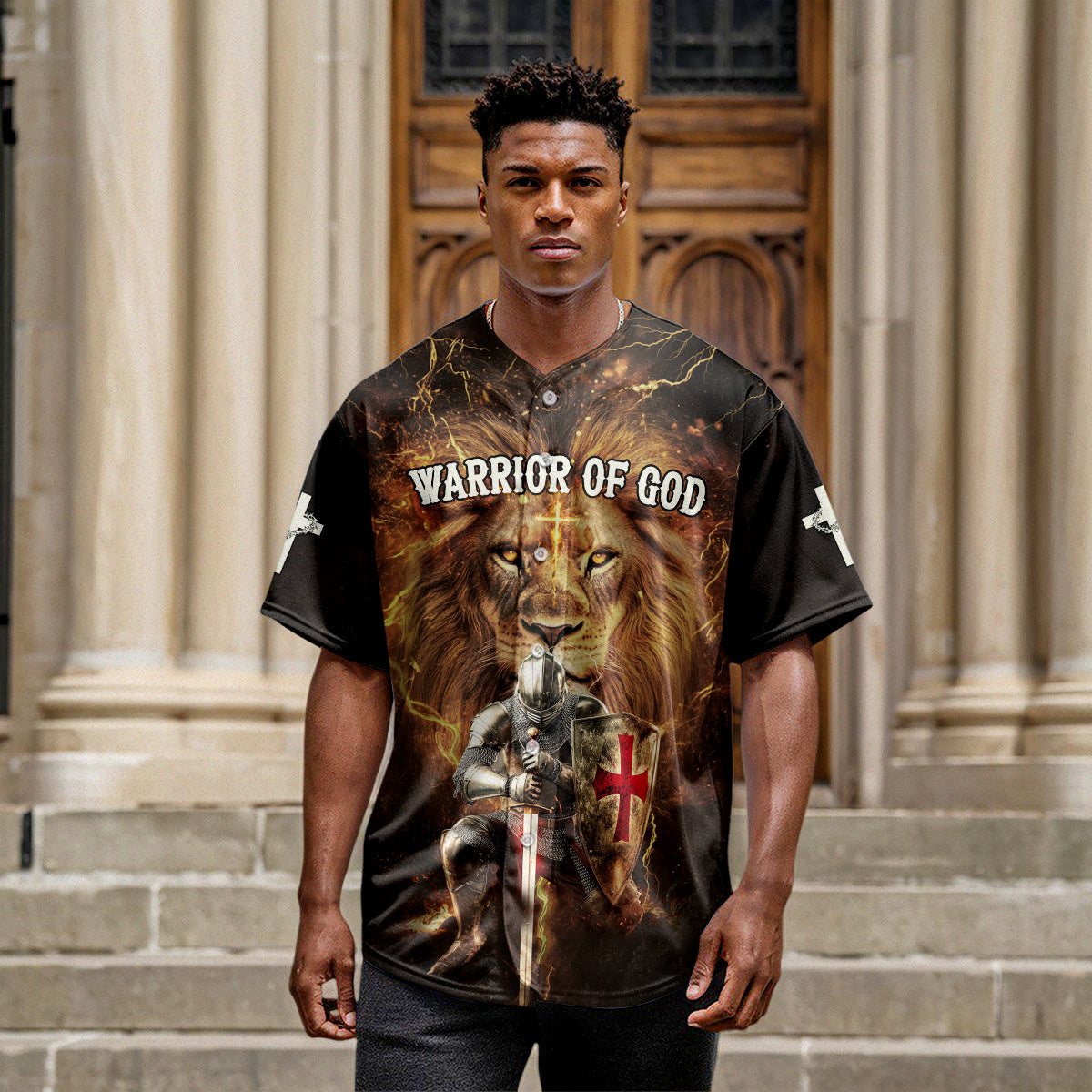 Warrior Of God Divine Crusader Baseball Jersey