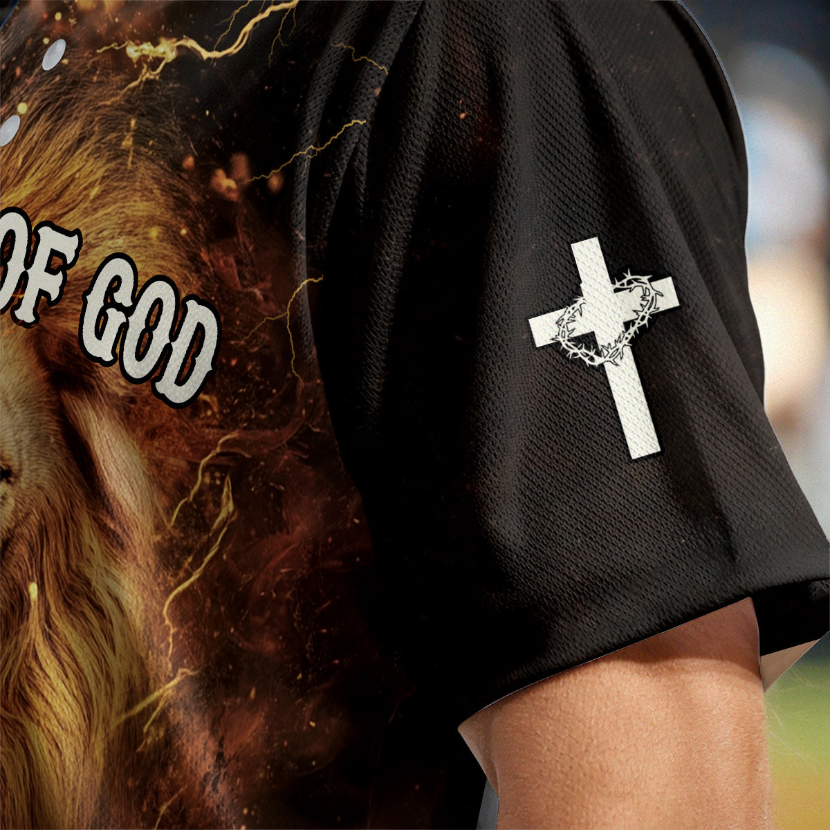 Warrior Of God Divine Crusader Custom Name Baseball Jersey