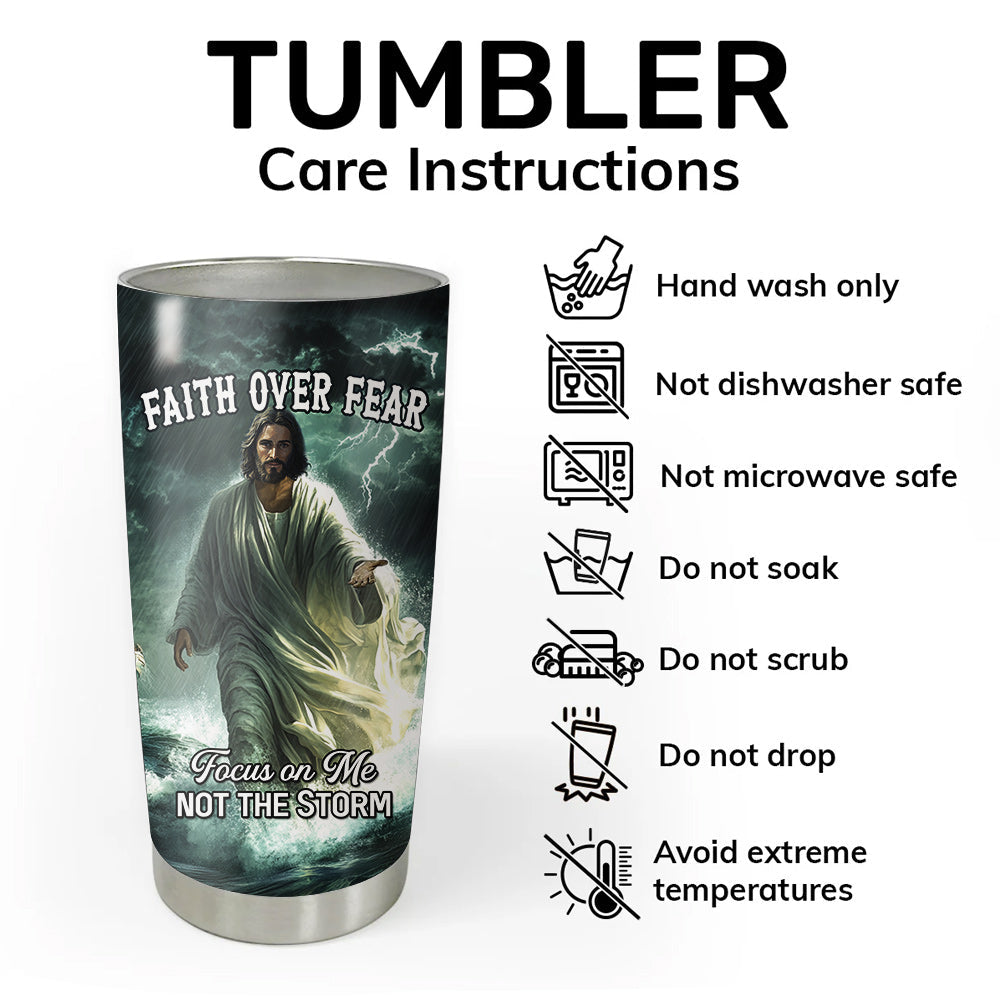 Focus on me not the Storm Tumbler