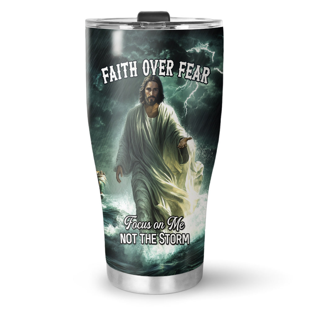 Focus on me not the Storm Tumbler