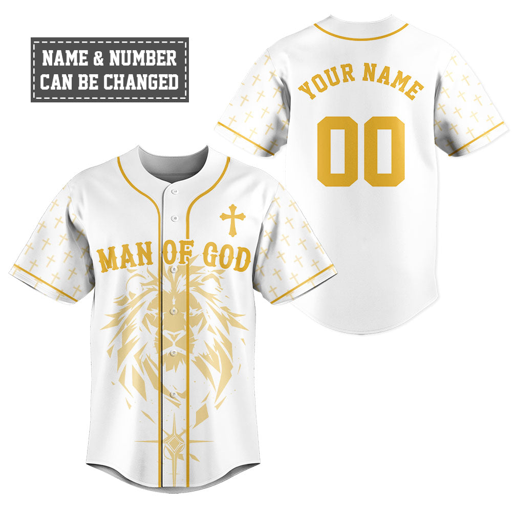 Man Of God Baseball Jersey