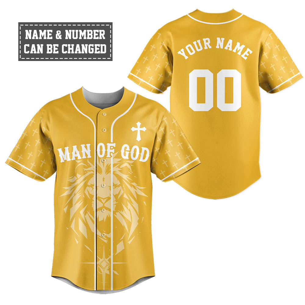 Man Of God Baseball Jersey