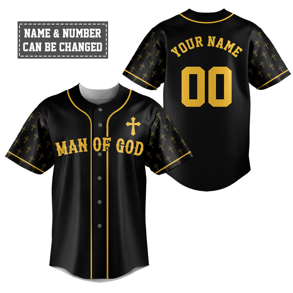 Man Of God Baseball Jersey