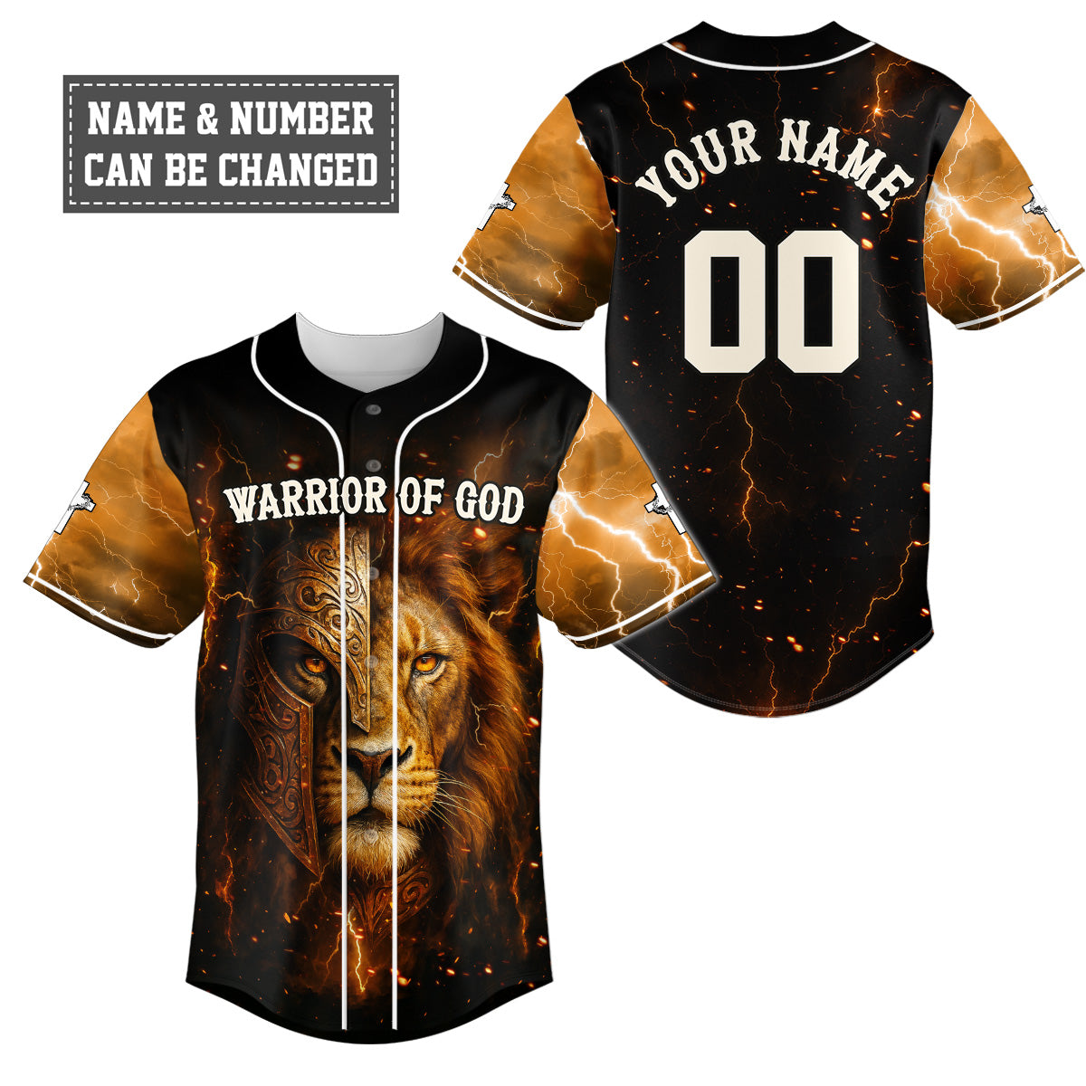 Warrior Of God Baseball Jersey
