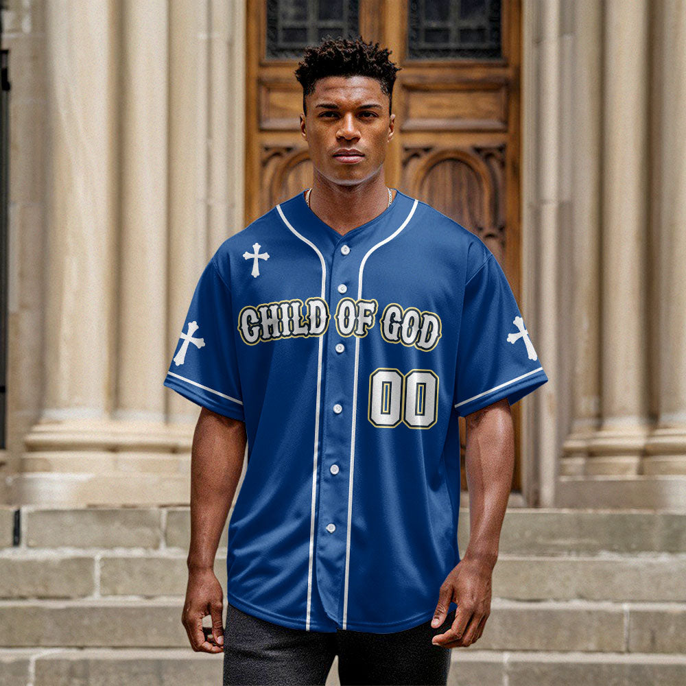 Child Of God  Baseball Jersey