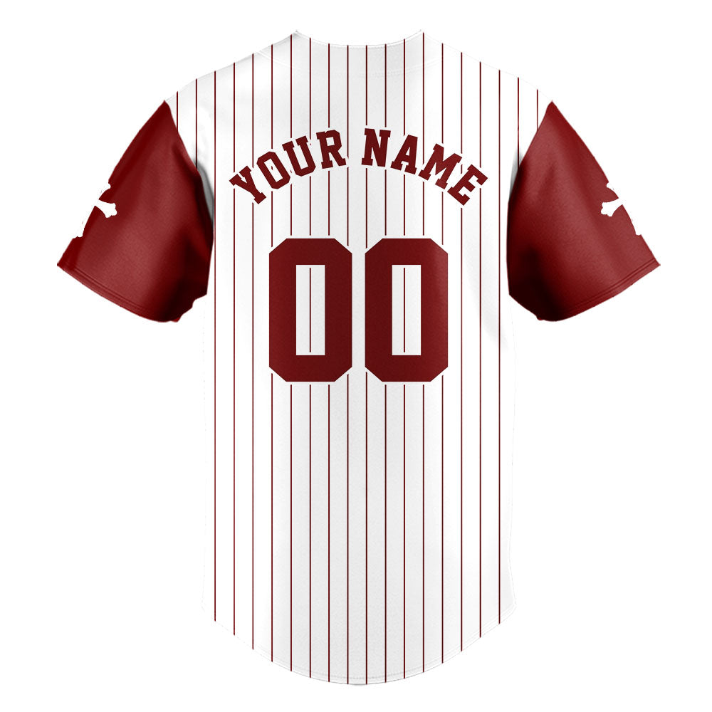 Man Of God Striped Baseball Jersey