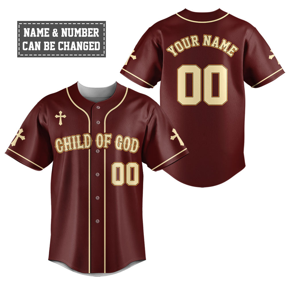 Child Of God  Baseball Jersey