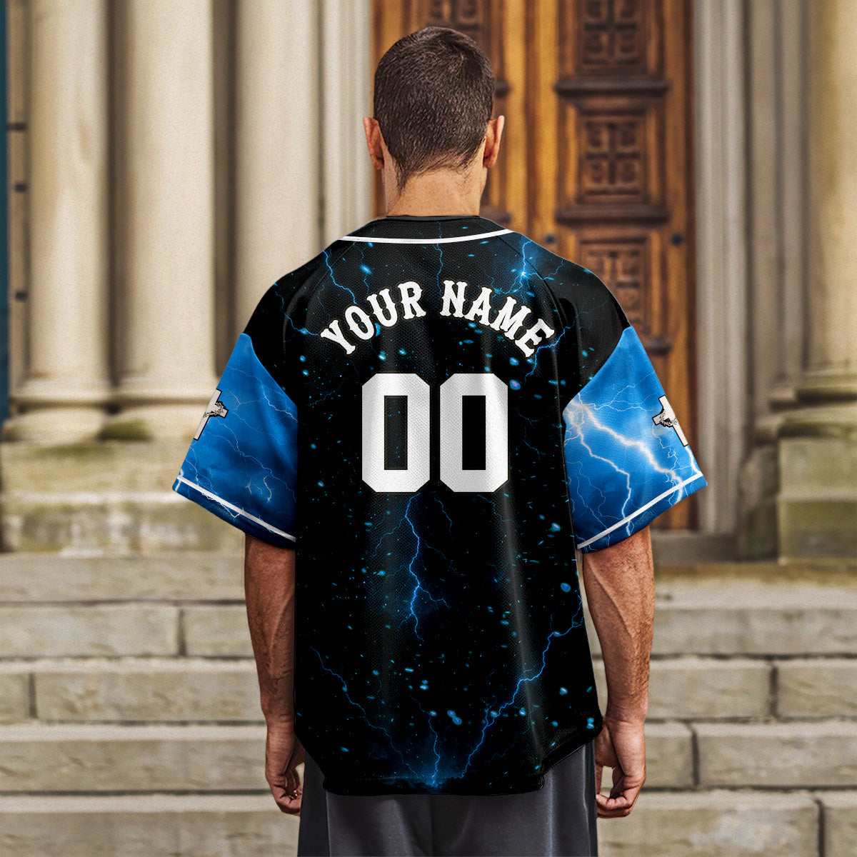 Rise with Him Baseball Jersey