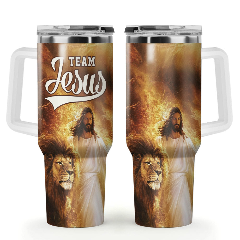 Team Jesus – Lion of Judah Stainless Steel Tumbler