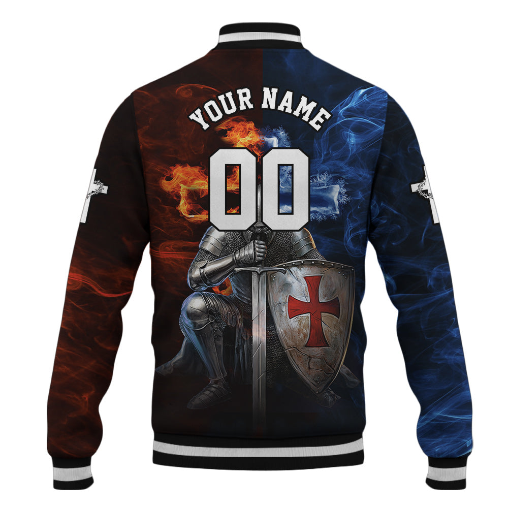 A Child of God A man of Faith Baseball Jacket