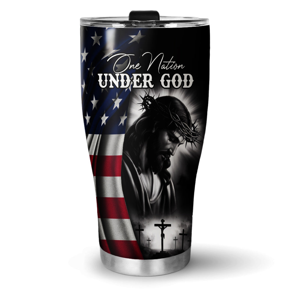 One Nation Under God Stainless Steel Tumbler