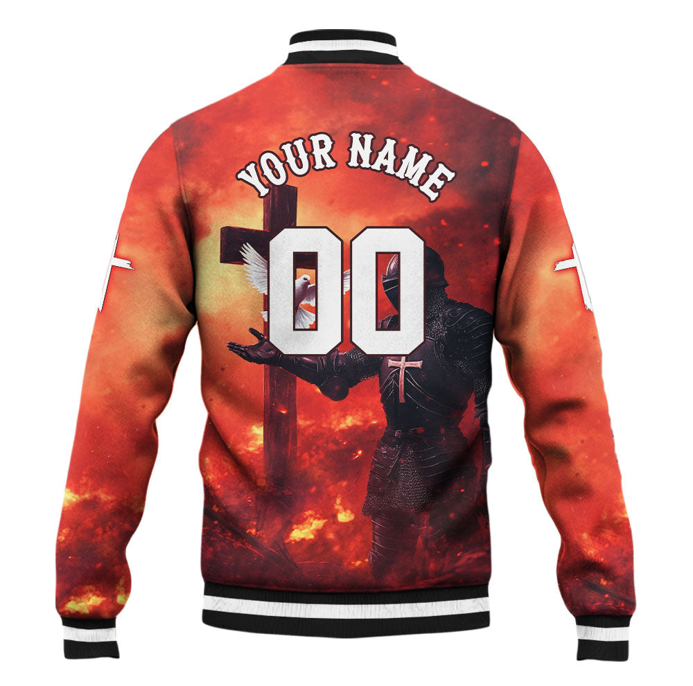 By His Wounds We Are Healed Baseball Jacket