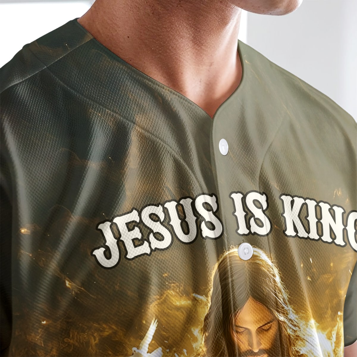 He Is Risen Baseball Jersey