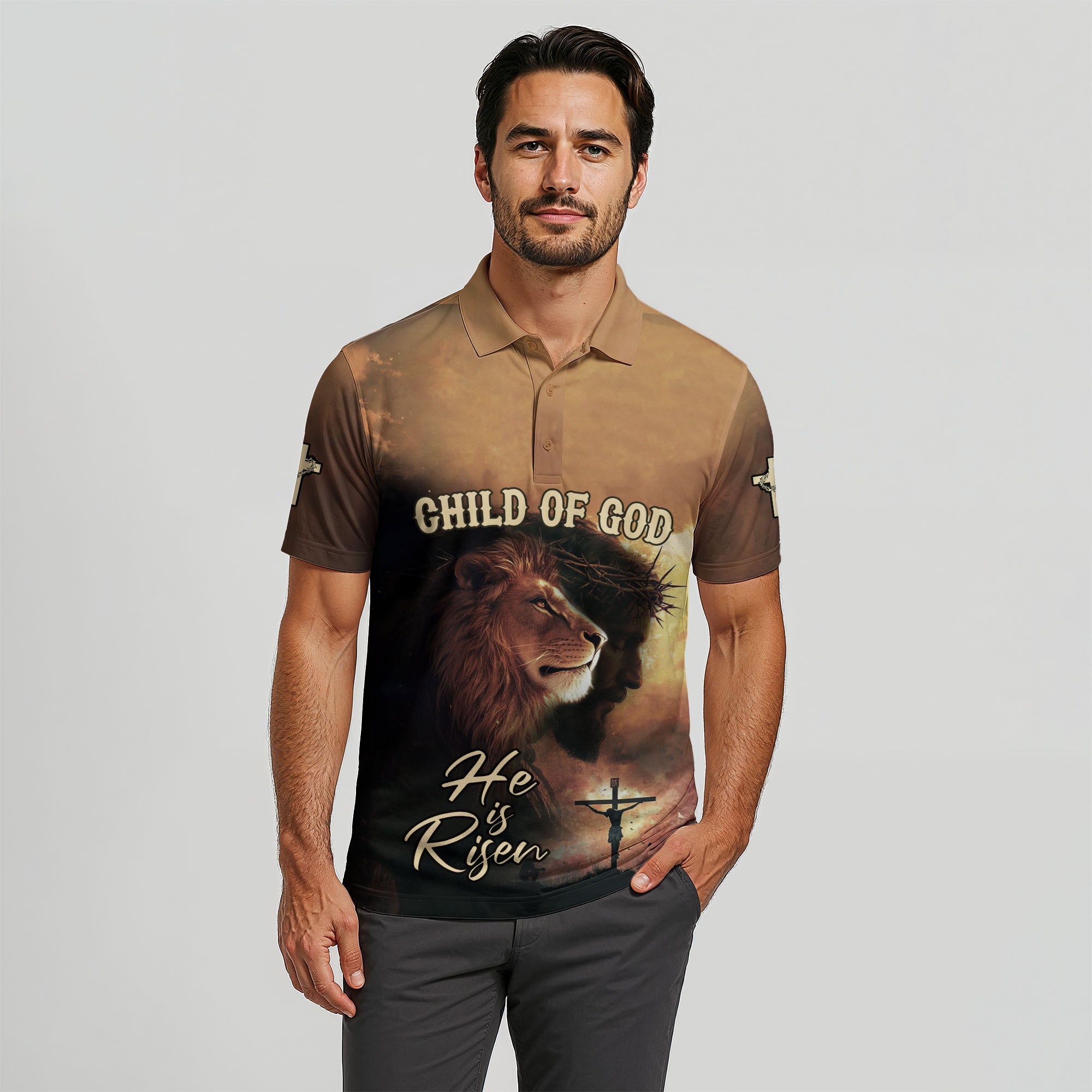 Child of God He Is Risen Polo Deal