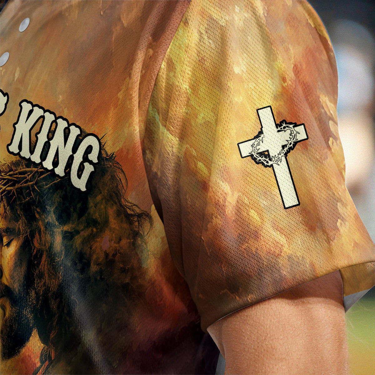Jesus Is King Baseball Jersey