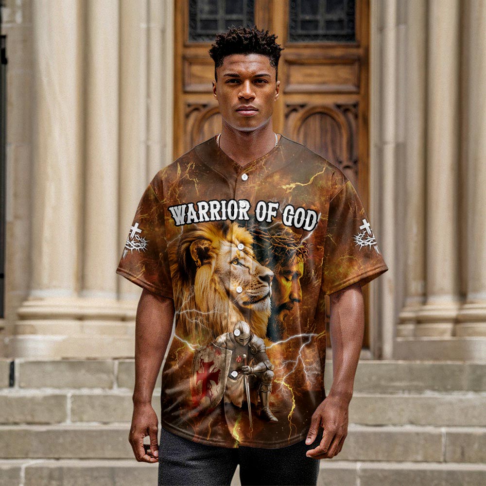 Warrior Of God Baseball Jersey