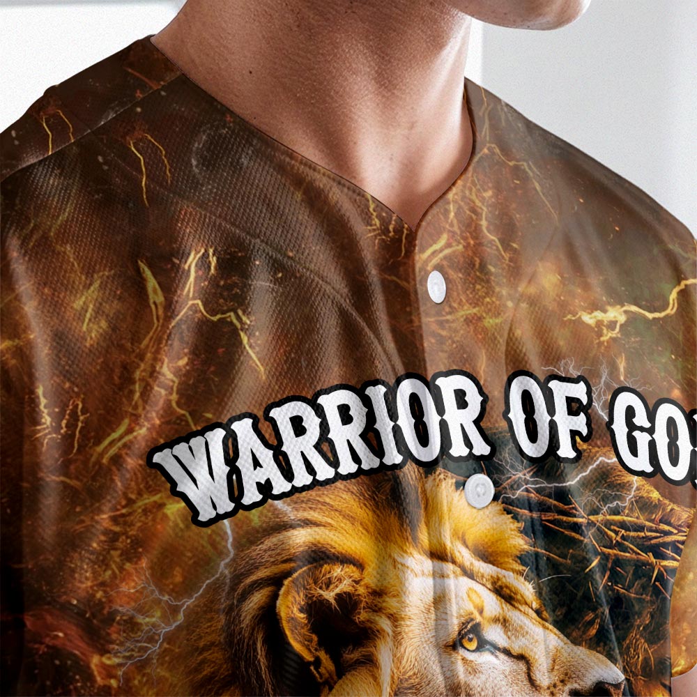 Warrior Of God Baseball Jersey
