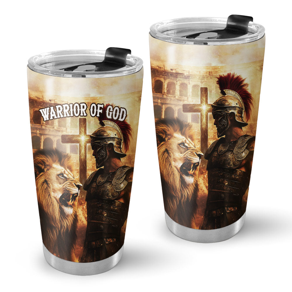 Warrior Of God Tumbler