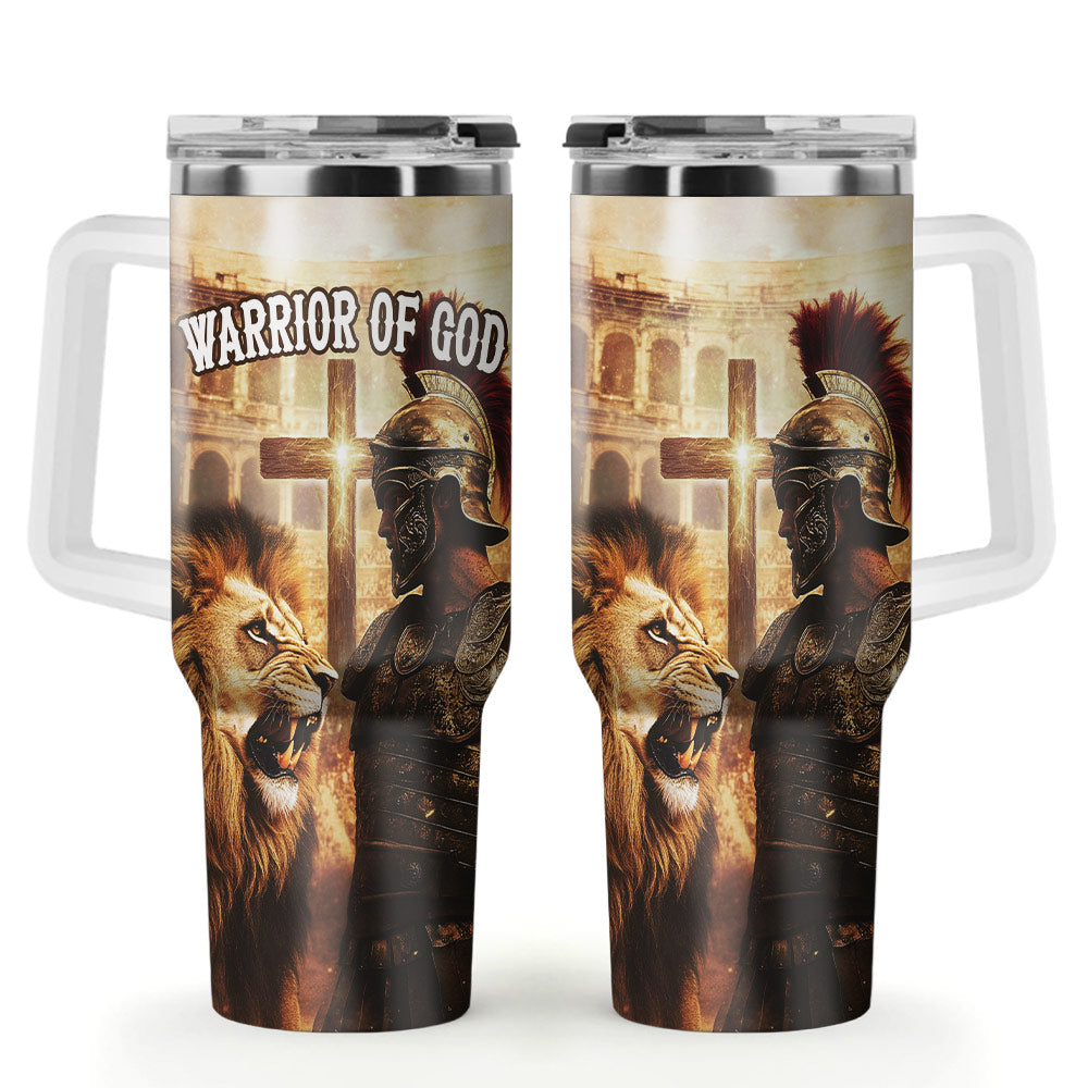Warrior Of God Tumbler