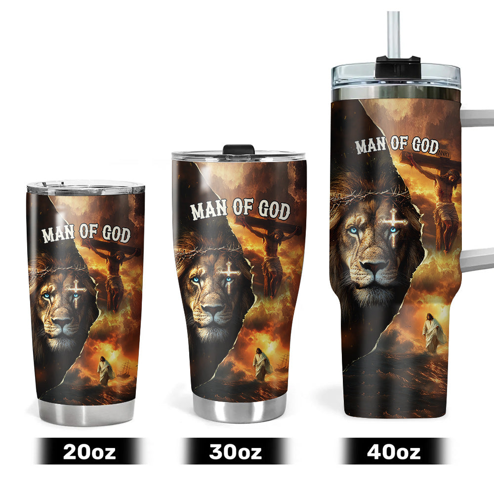 Man Of God Redeemed Strength Tumbler