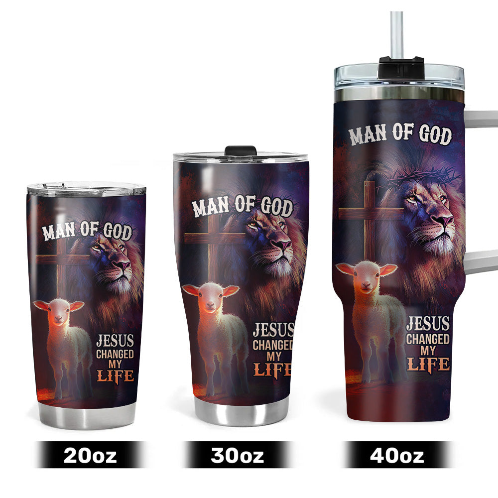 Jesus Changed My Life Tumbler