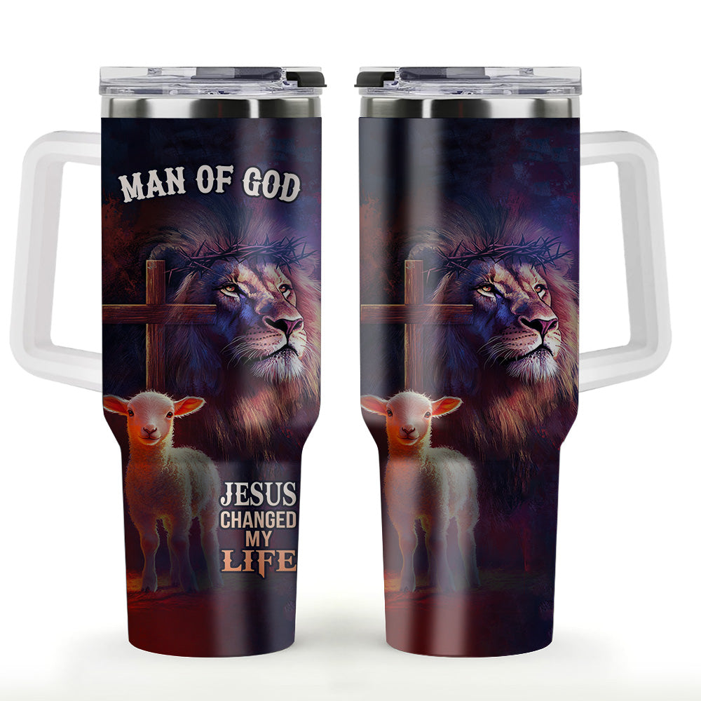 Jesus Changed My Life Tumbler