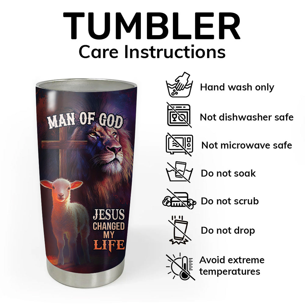 Jesus Changed My Life Tumbler