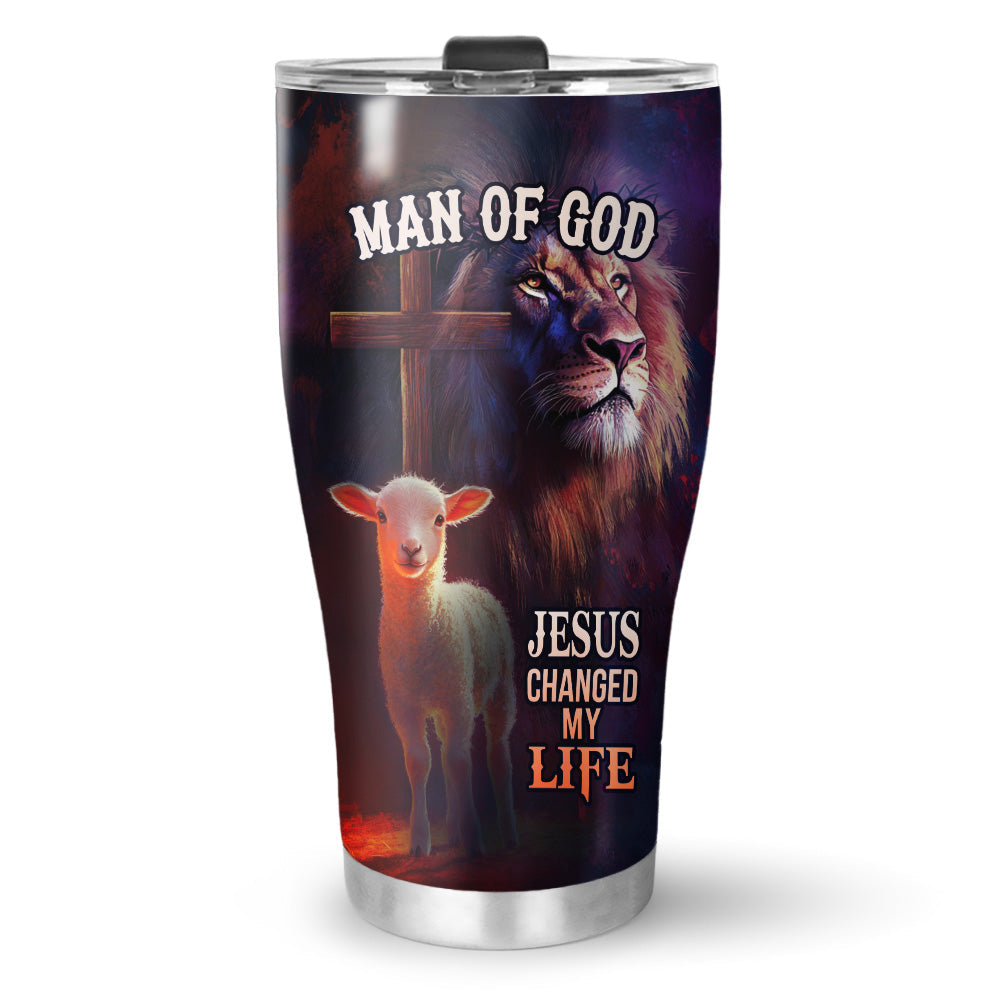 Jesus Changed My Life Tumbler