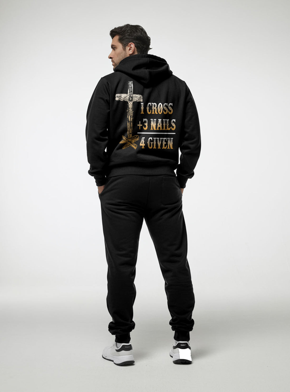 1 Cross 3 Nails 4 Given Hoodie