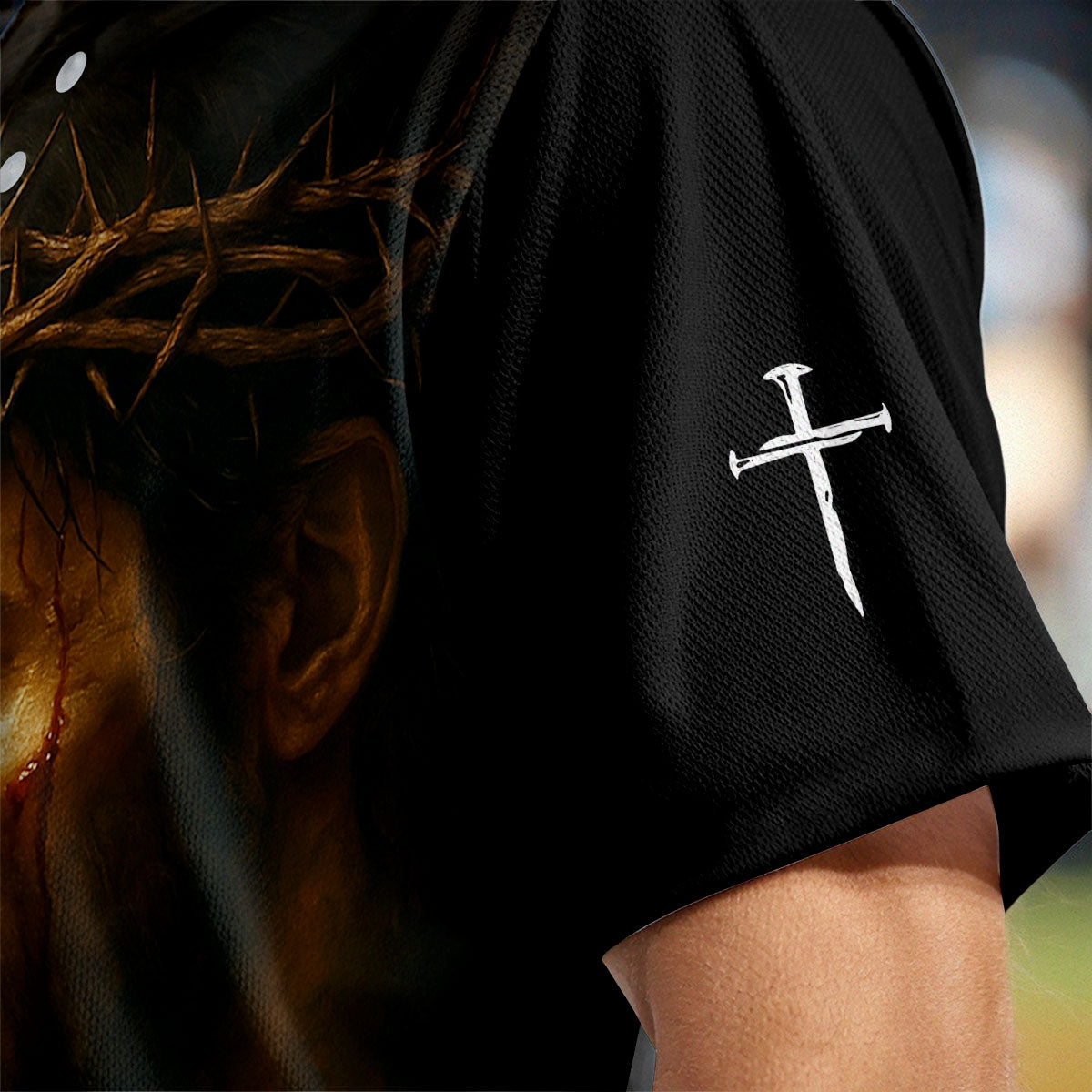1 Cross 3 Nails 4 Given Baseball Jersey Deal