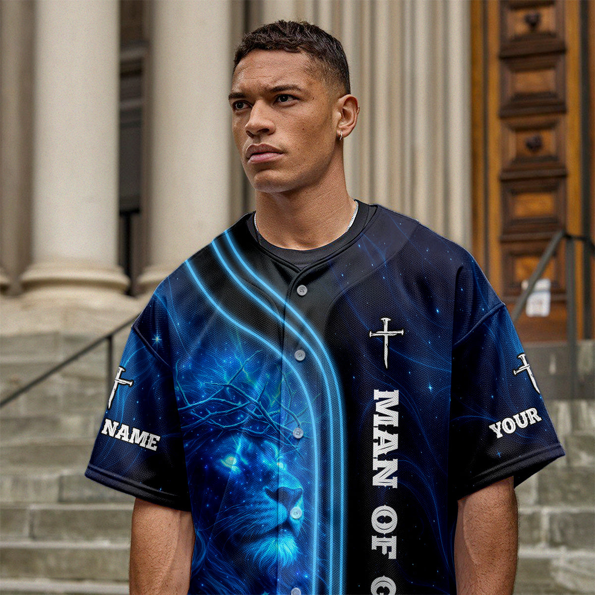 I Can Do All Things Through Christ Who Strengthens Me Custom Name Baseball Jersey
