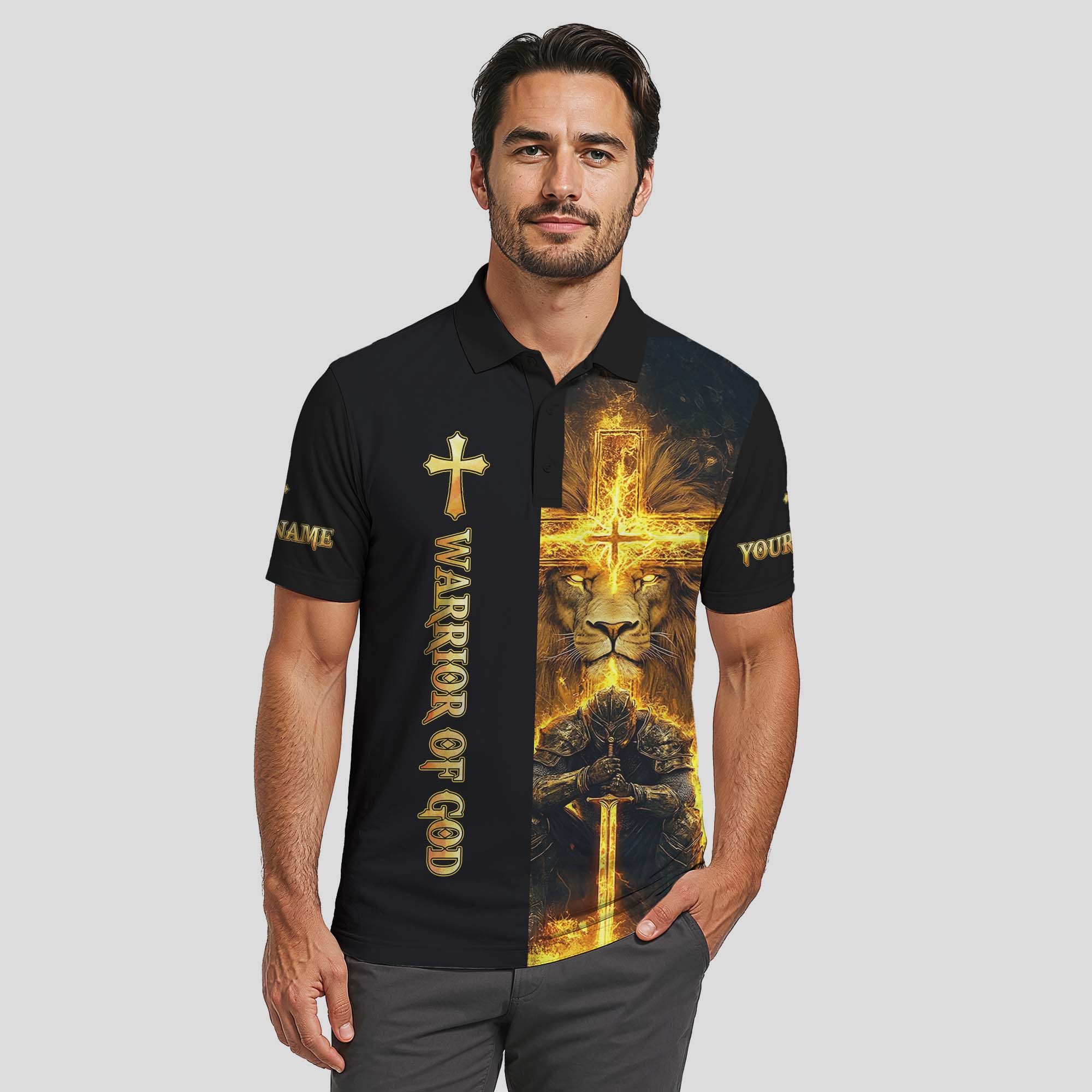 I'm A Warrior Of God Polo Shirt