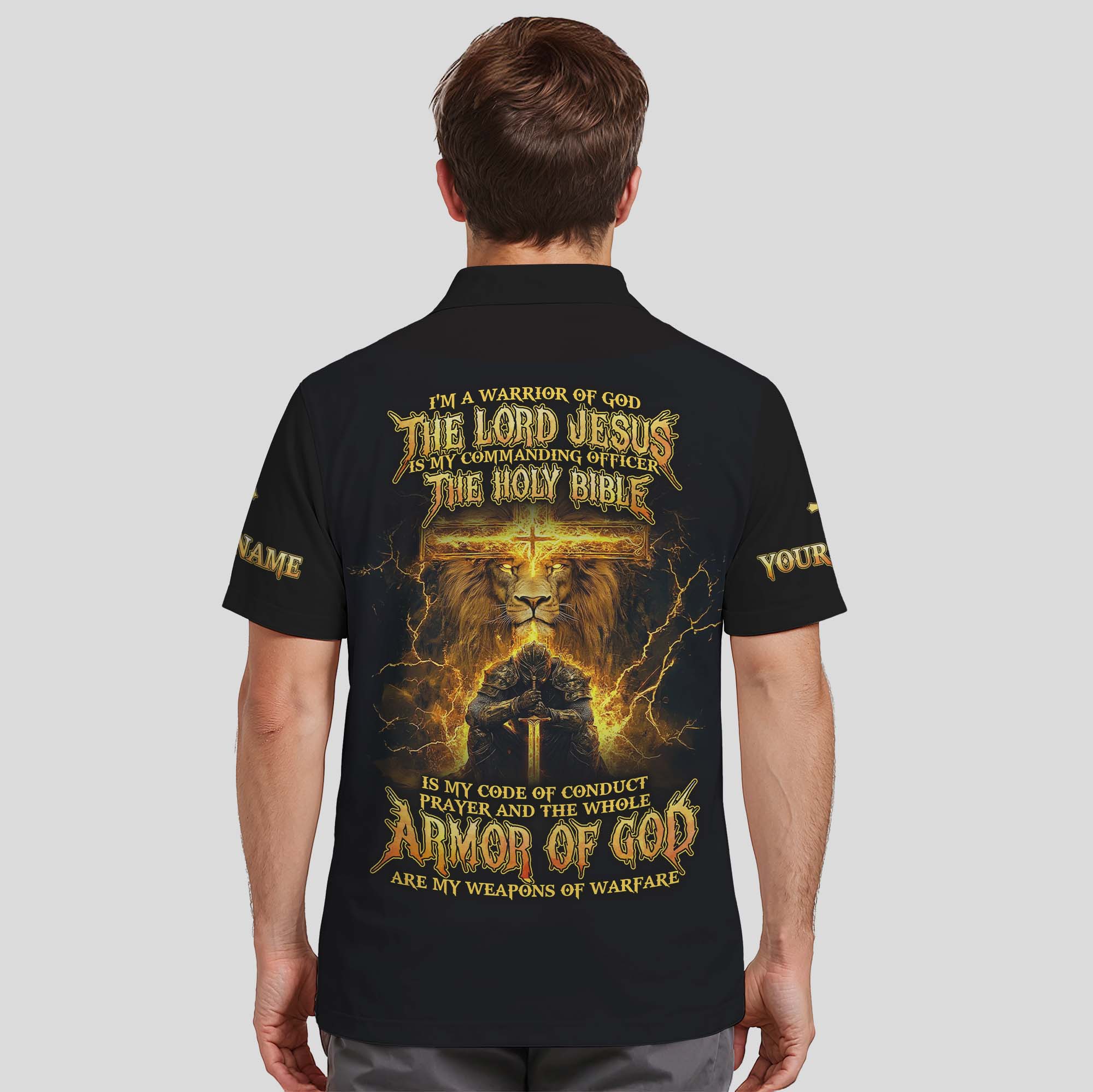 I'm A Warrior Of God Polo Shirt