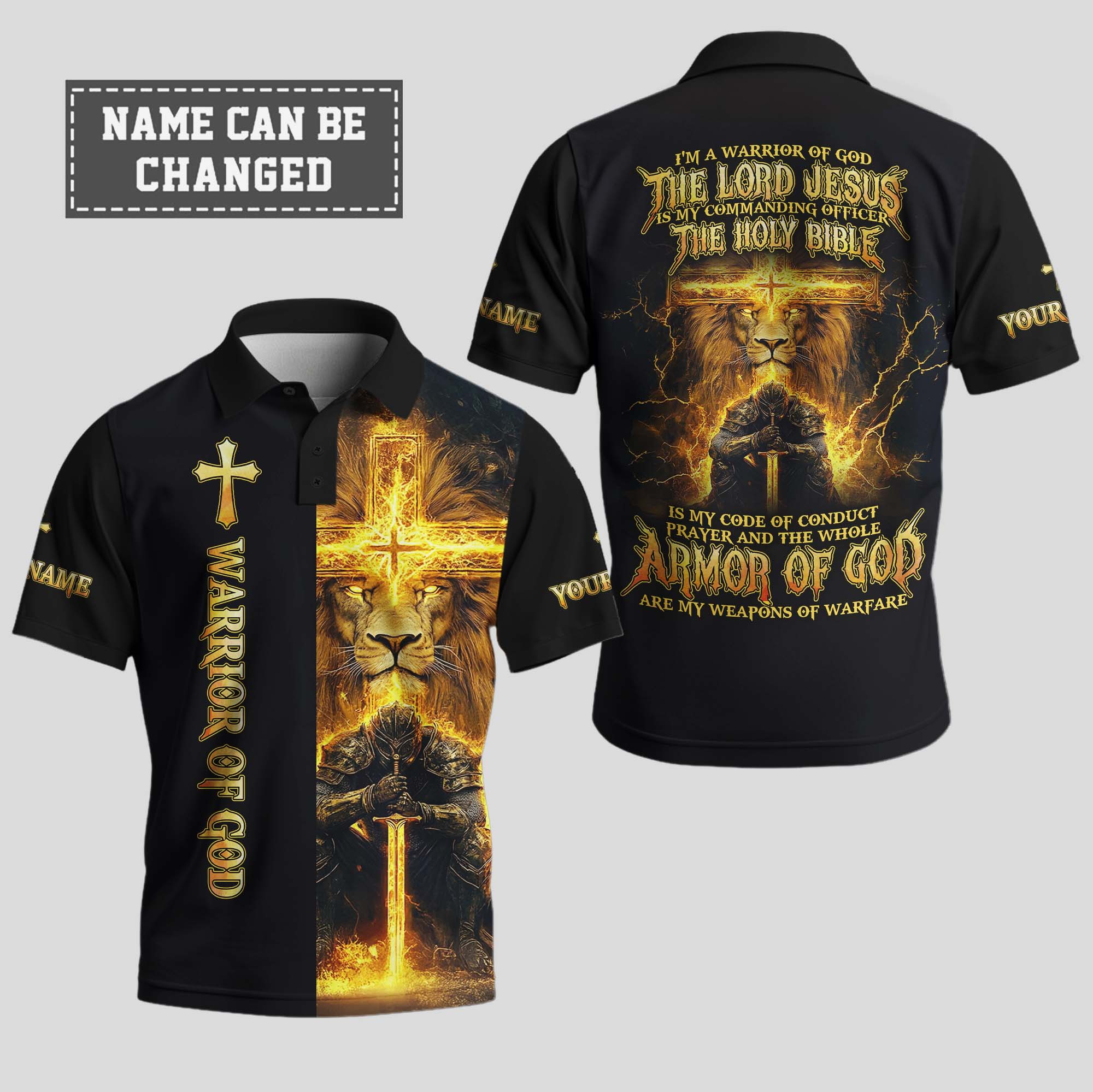 I'm A Warrior Of God Polo Shirt