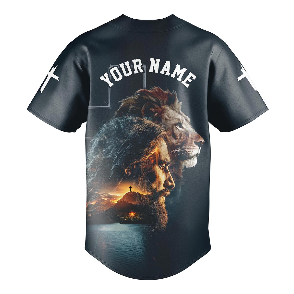 Warrior of Christ He is Risen Custom Name Baseball Jersey