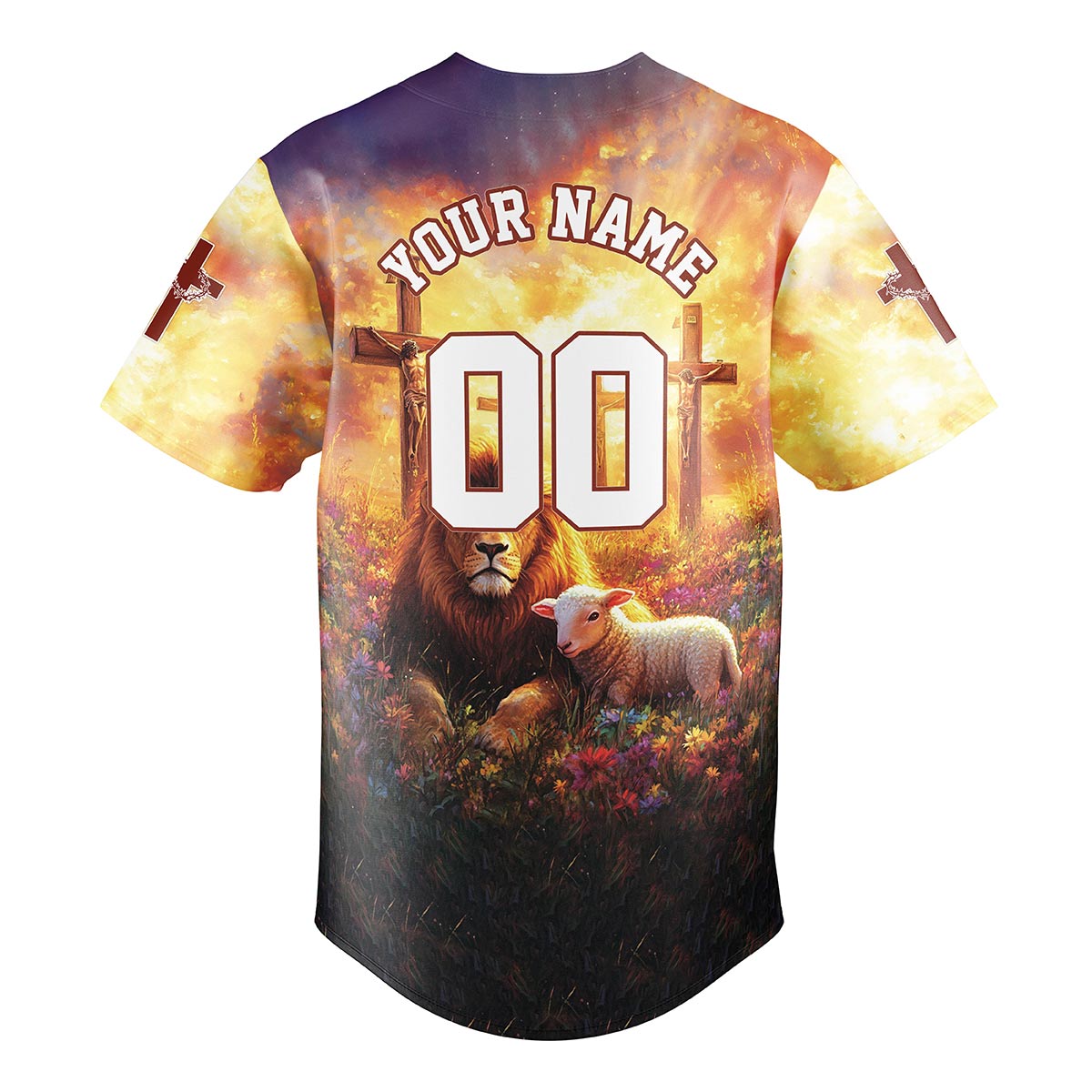 Jesus Because of Him Heaven Know my Name Baseball Jersey