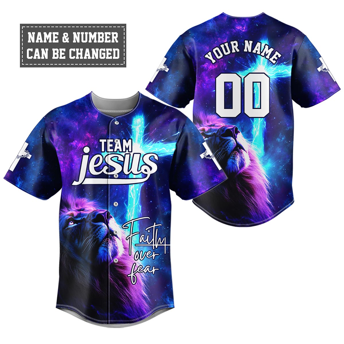 Team Jesus Baseball Jersey